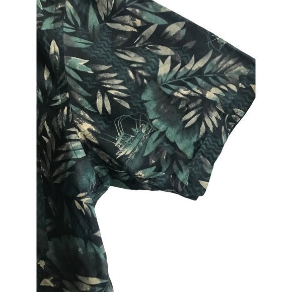 Pendleton Men’s Size Medium Tropical Print Short Sleeve  Collared Shirt - Picture 2 of 4